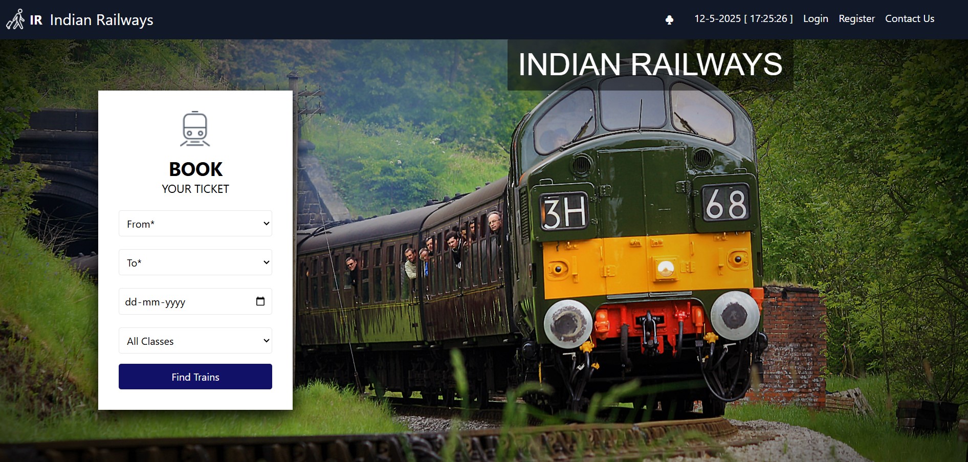 Railway Ticket Booking